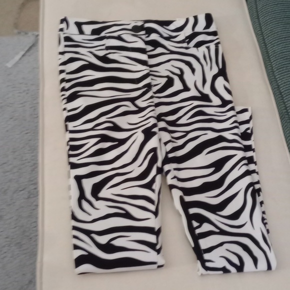 BNWT Zara zebra print stretchy high rise leggings /pants size small - Picture 5 of 5
